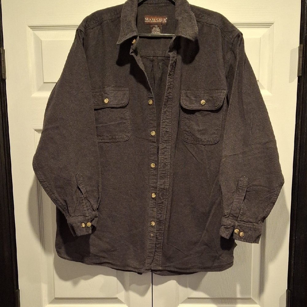 Woolrich Dark Gray Shirt Jacket